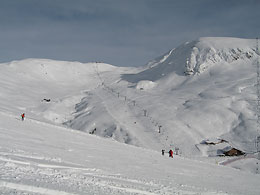 Winter und Schnee auf Meran 2000 in Südtirol - 2