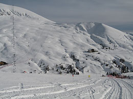 Winter und Schnee auf Meran 2000 in Südtirol - 3