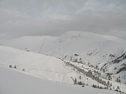 Winter und Schnee auf Meran 2000 in Südtirol - 1