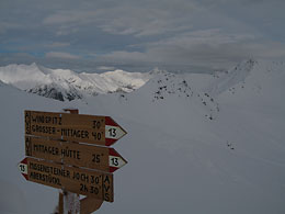 Winter und Schnee auf Meran 2000 in Südtirol - 5