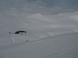 Winter und Schnee auf Meran 2000 in Südtirol - 3